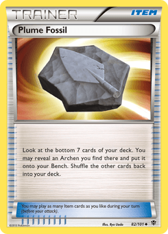 Plume Fossil card art