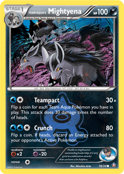 Team Aqua’s Mightyena