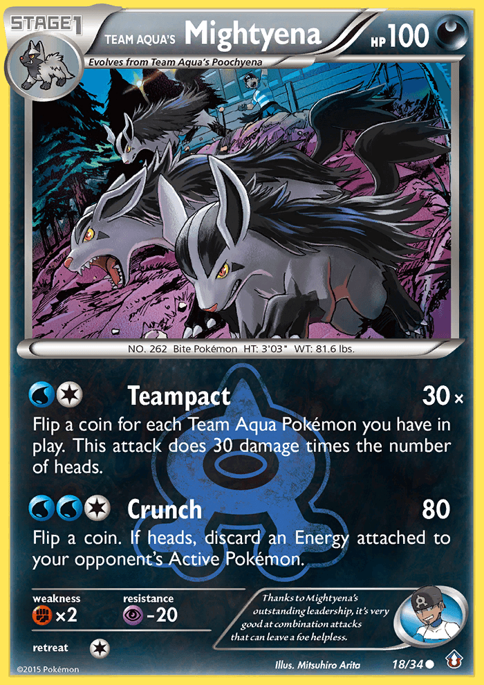 Team Aqua’s Mightyena