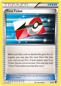 First Ticket card art