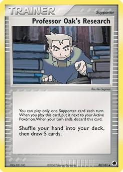 Professor Oak’s Research card art