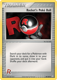 Rocket’s Poké Ball card art