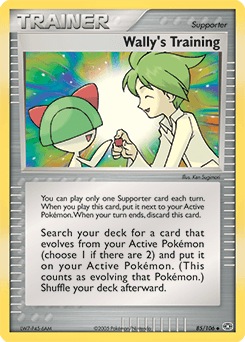 Wally’s Training card art
