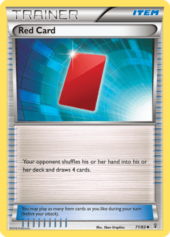 Red Card card art