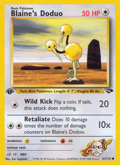 Blaine’s Doduo