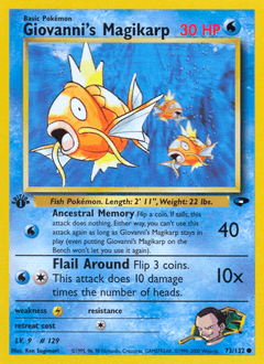 Giovanni’s Magikarp
