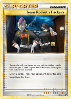 Team Rocket’s Trickery card art