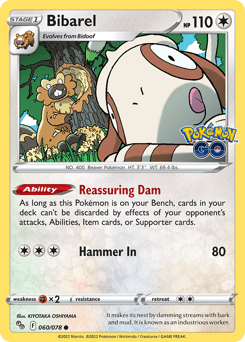 Bibarel card art