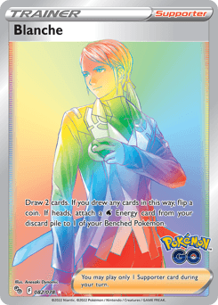 Blanche card art