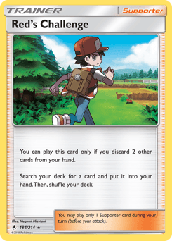 Red’s Challenge card art