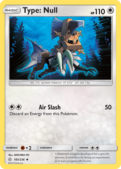 Type-Null card art