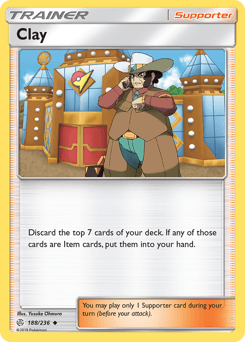 Clay card art