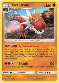 Tyrantrum card art
