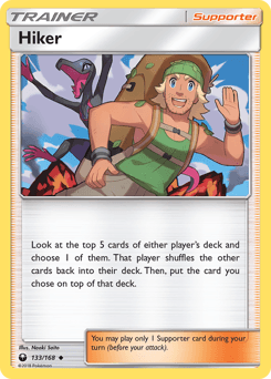 Hiker card art