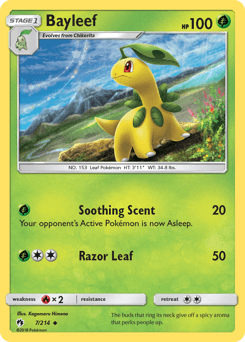 Bayleef card art