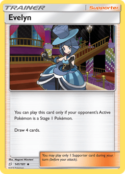 Evelyn card art