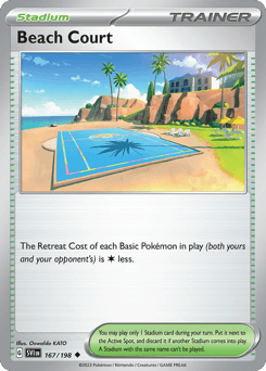 Beach Court card art