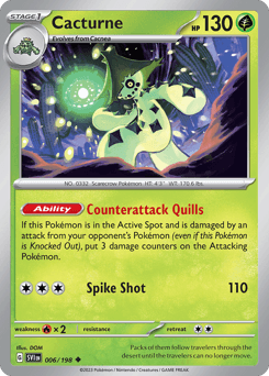 Cacturne card art