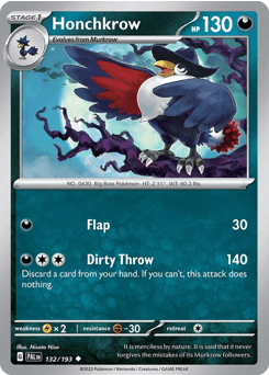 Honchkrow card art