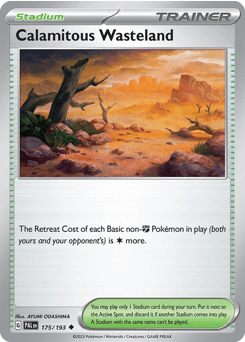 Calamitous Wasteland card art