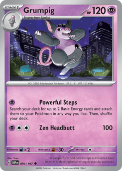 Grumpig card art