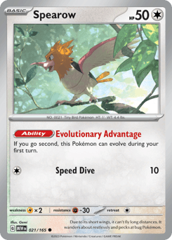 Spearow card art