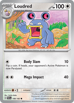 Loudred card art