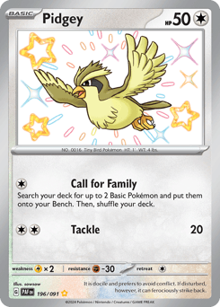 Pidgey card art