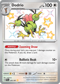Dodrio card art
