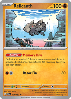 Relicanth card art