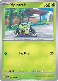Spinarak card art