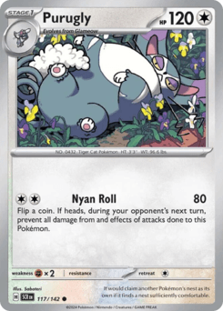 Purugly card art