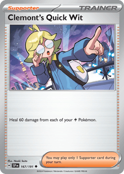 Clemont’s Quick Wit card art
