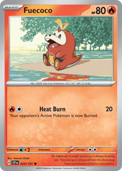 Fuecoco card art