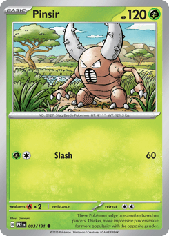 Pinsir card art