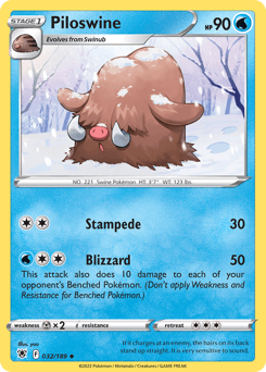 Piloswine card art