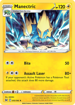 Manectric card art