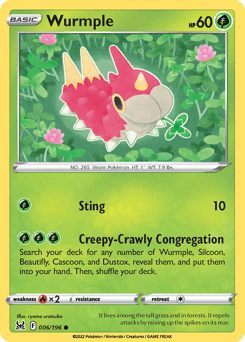 Wurmple card art