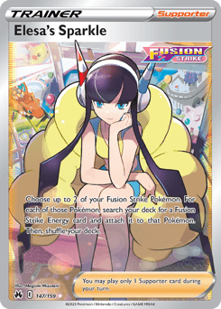 Elesa’s Sparkle card art