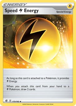 Speed Lightning Energy card art