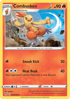 Combusken card art