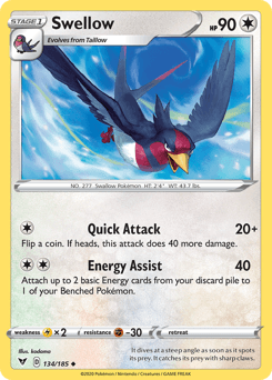 Swellow card art