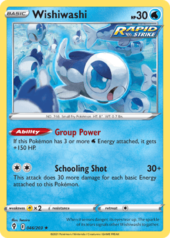 Wishiwashi card art