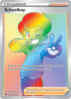 Schoolboy card art