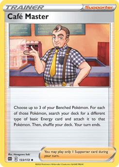Café Master card art