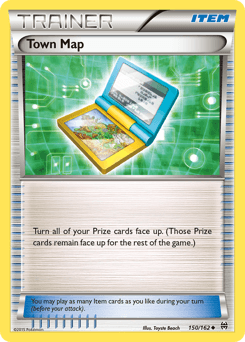 Town Map card art