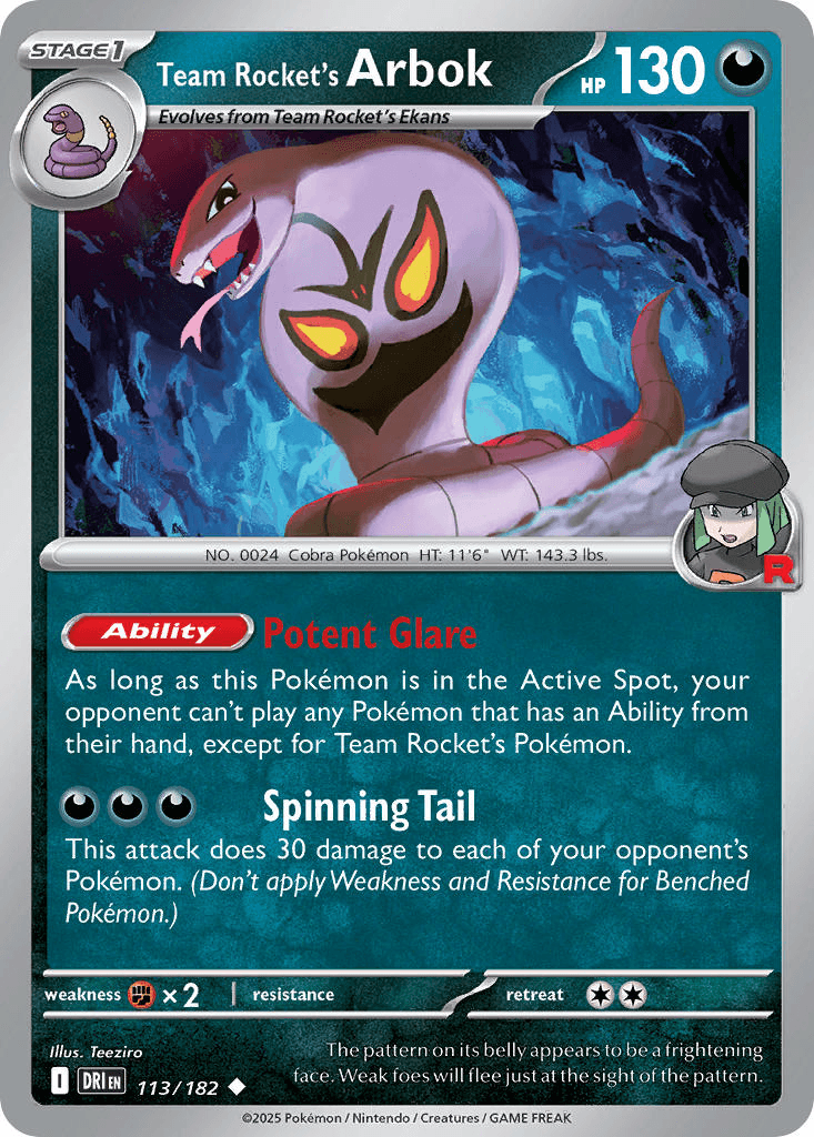 Team Rocket’s Arbok