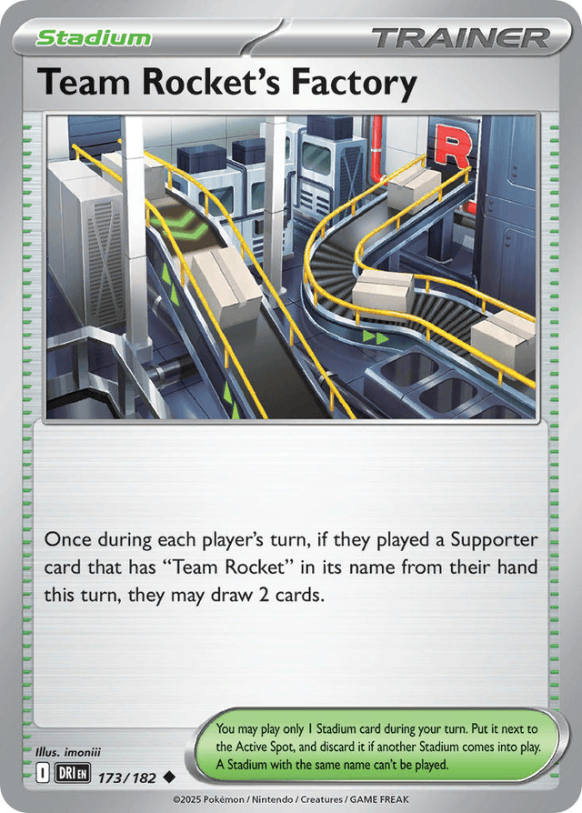 Team Rocket’s Factory card art