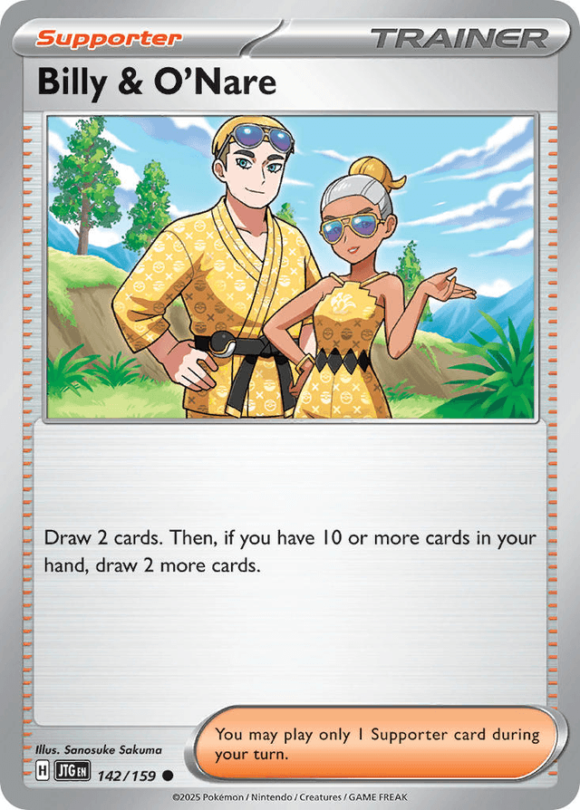 Billy & O’Nare card art