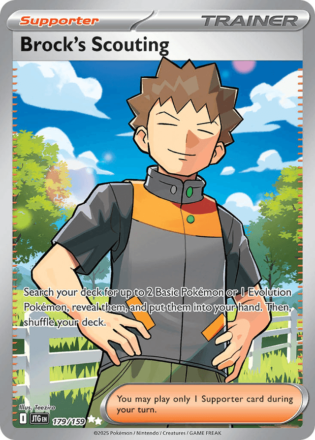 Brock’s Scouting card art